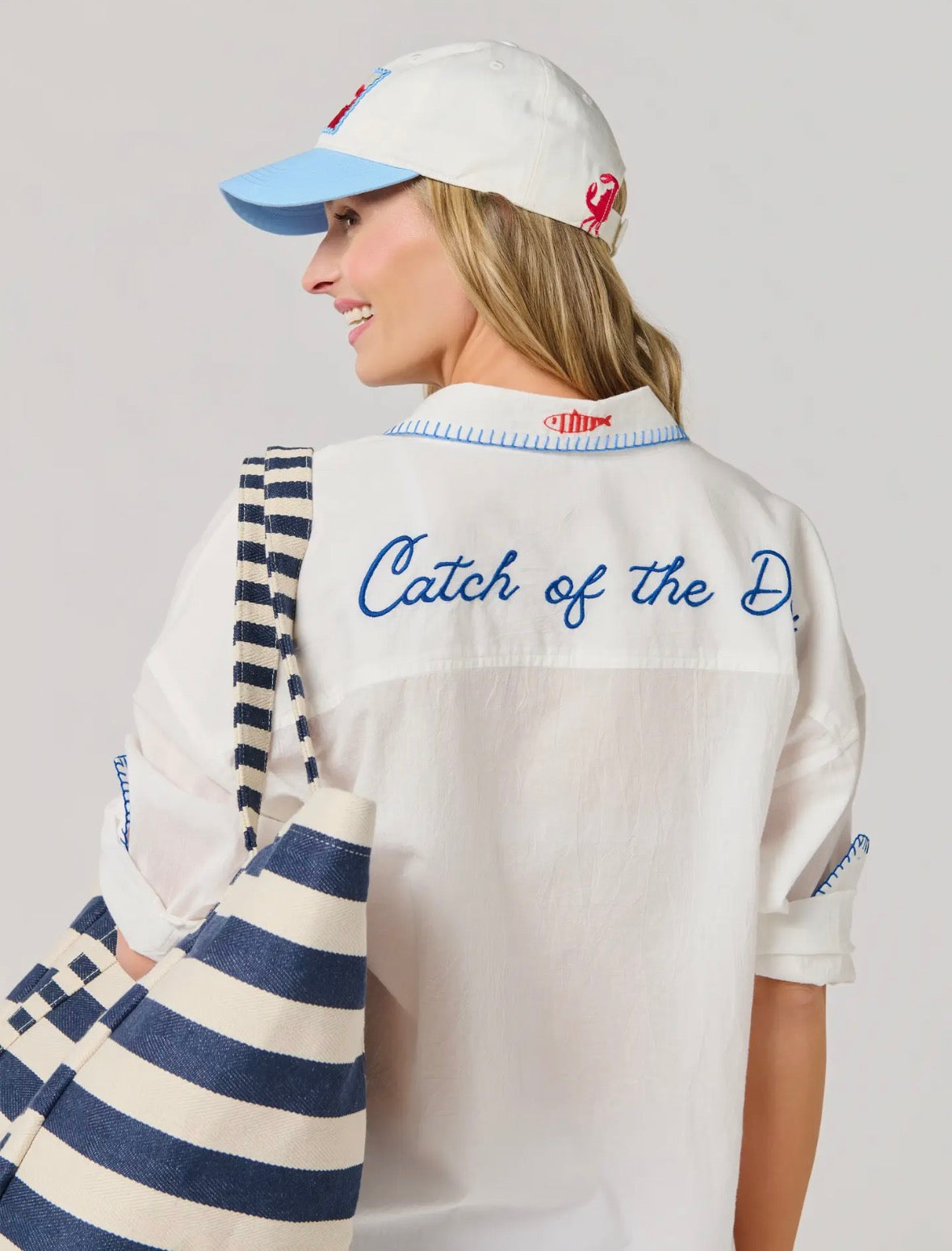 Crab baseball cap