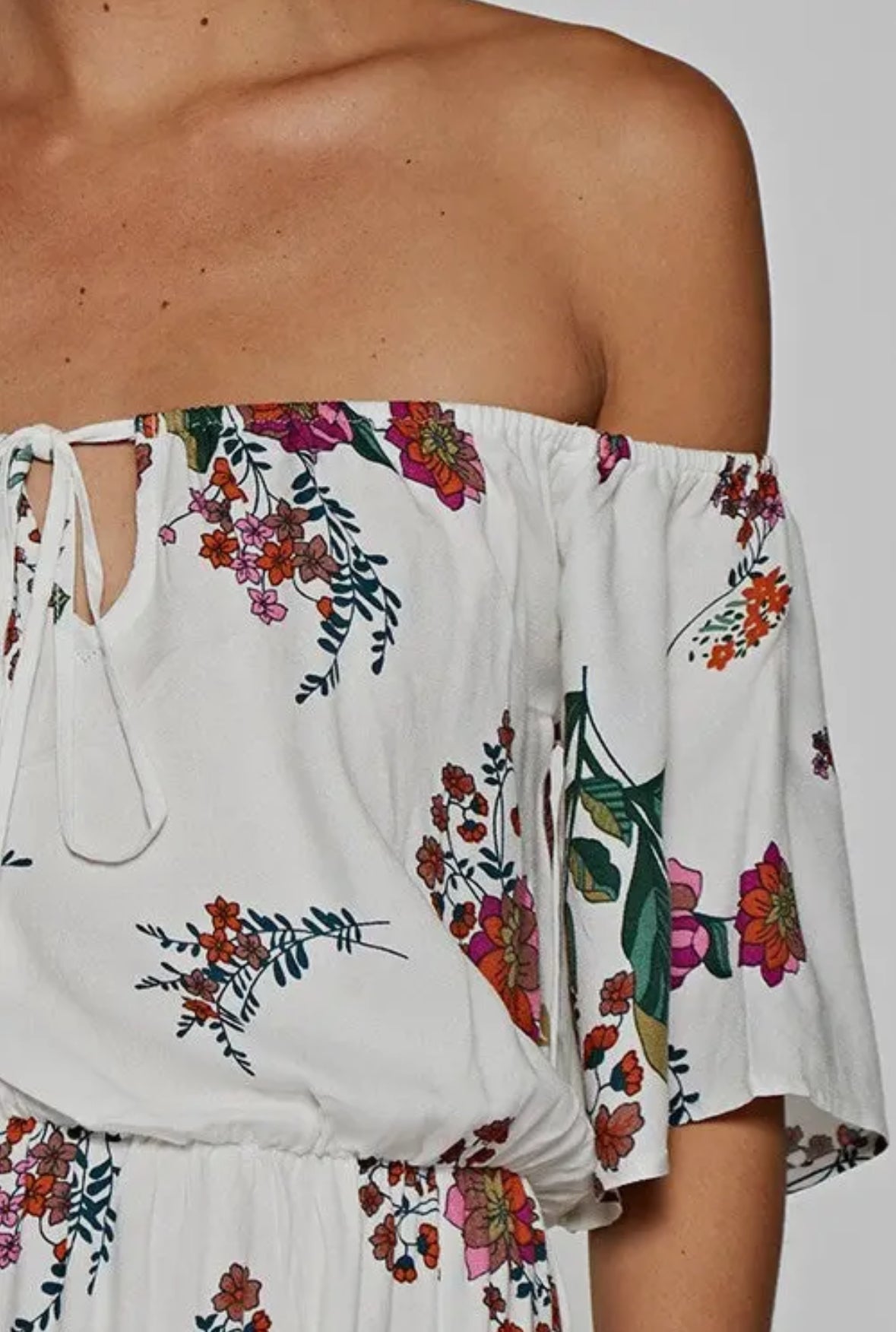 Mykonos - off the shoulder maxi dress