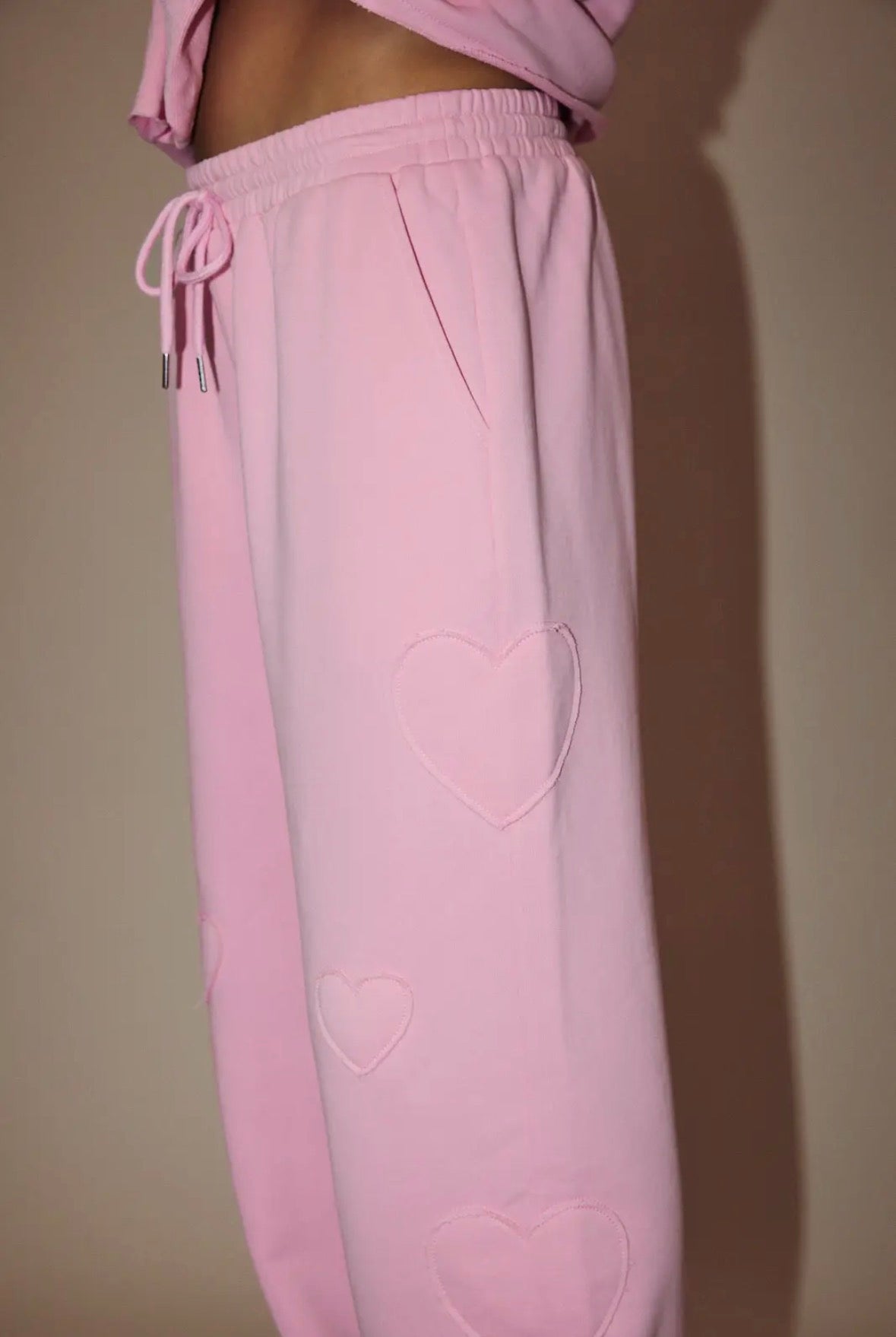 Sunday Heart Patch Jogger Sweatpants