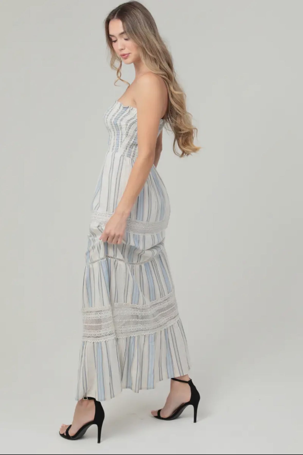 Harbor Bay Strapless Maxi Dress