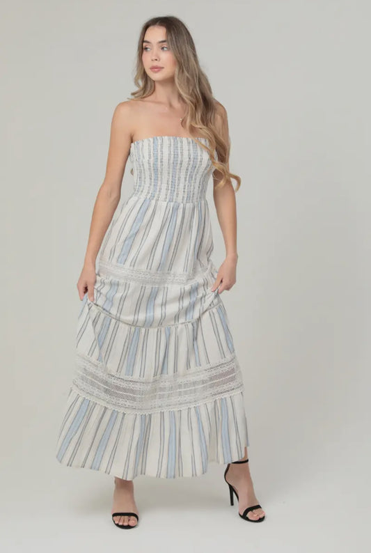 Harbor Bay Strapless Maxi Dress
