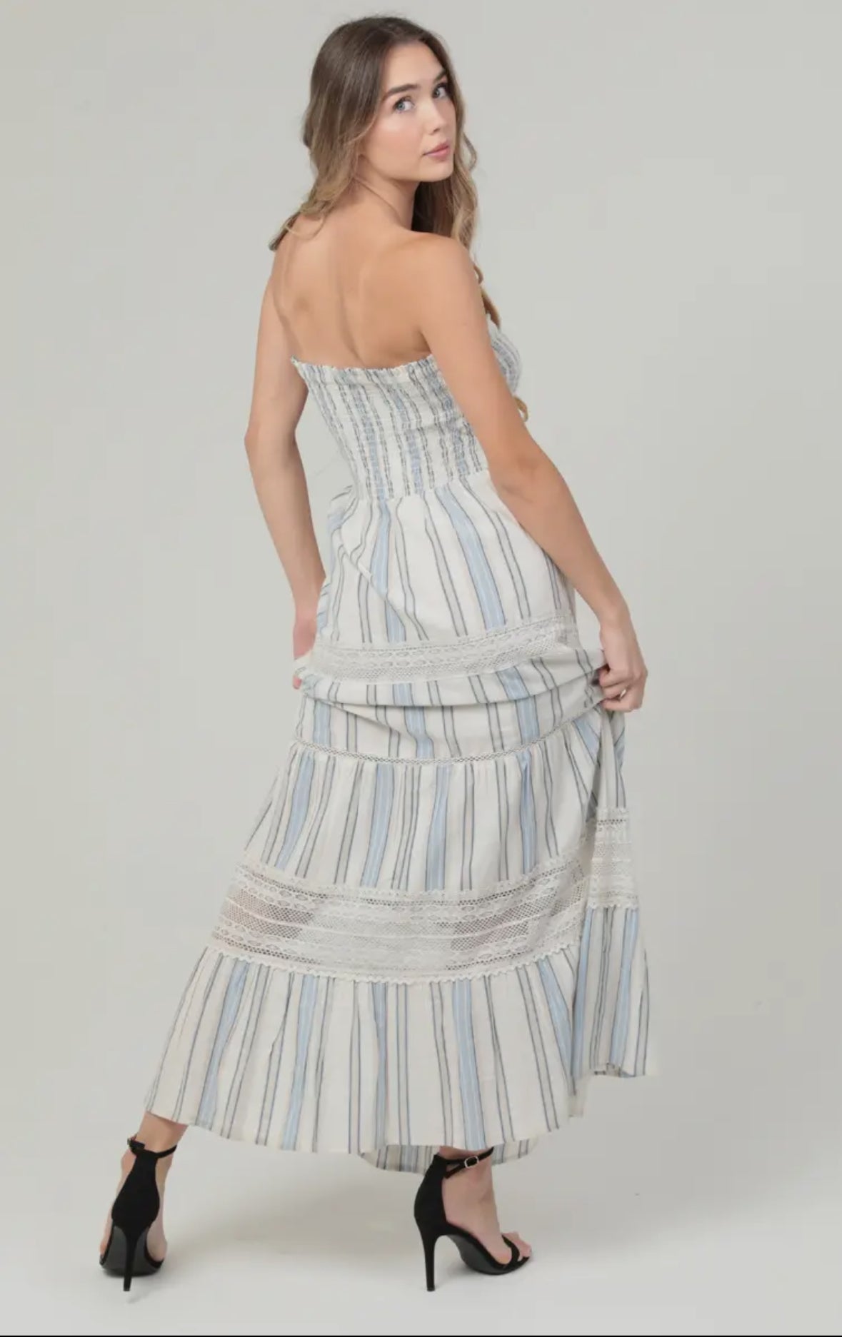 Harbor Bay Strapless Maxi Dress
